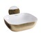 Whitehaus Rctnglr Above Mount Basin W/ An Embossed Exterior, Interior, And Center WH71333-F25 - alternate 2